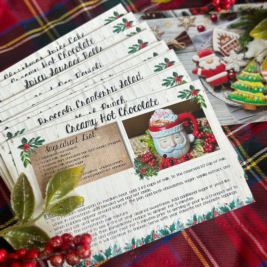 2024 Holiday Recipe Cards -SHIPPING ON HOLD UNTIL NOVEMBER 5th