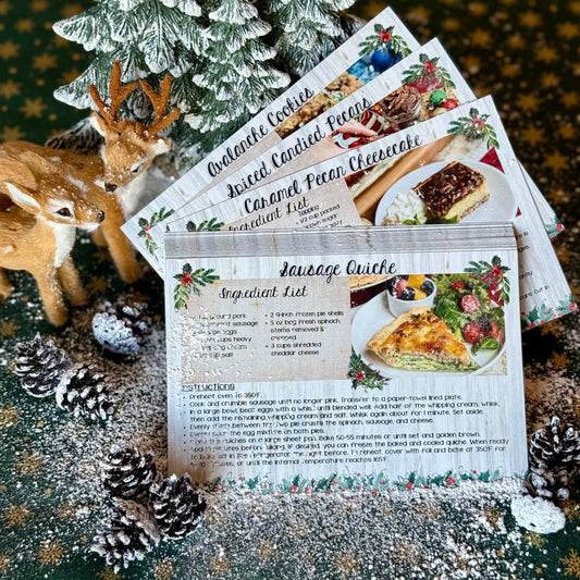 2025 Holiday Recipe Cards -SHIPPING ON HOLD UNTIL NOVEMBER 5th